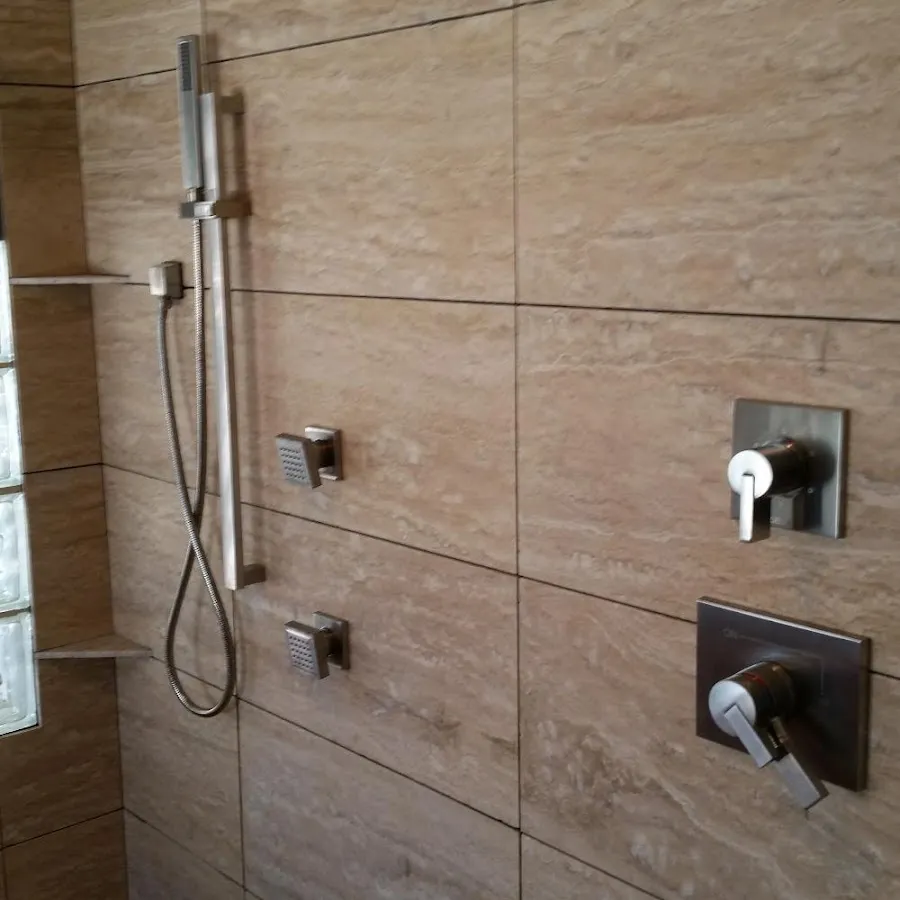 Shower fixture installation for Frozen Pipe Repair in Bath